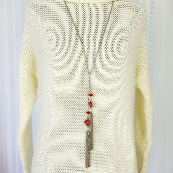Necklace and Bracelet Red  - Picture 1 of 8
